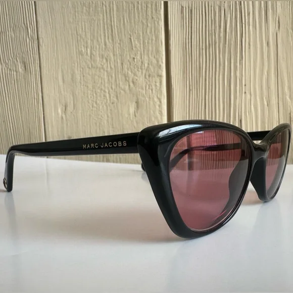 Marc Jacobs 362/S Cat Eye Sunglasses Black 807IR 56-18-145 Designer Frames Only - Picture 3 of 11